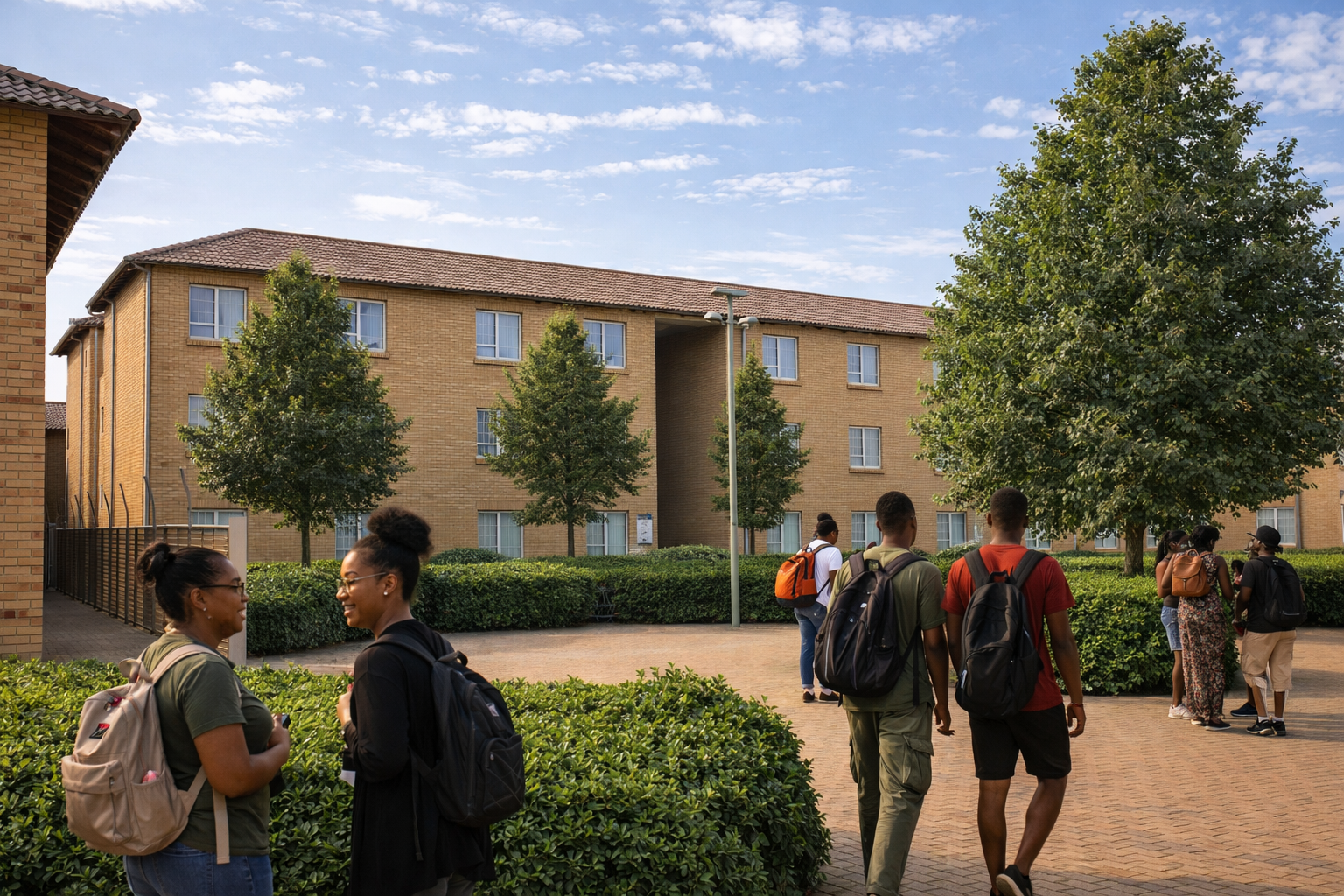Parkvillage student residence exterior